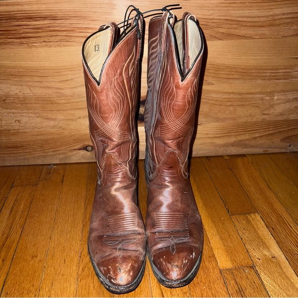 Tony Lama Men’s Leather Cowboy Boots. Great condition. - Picture 2 of 7